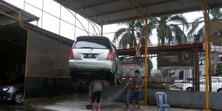 usaha jasa cuci mobil