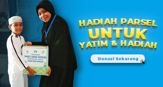 Parsel untuk anak-anak yatim dan dhuafa