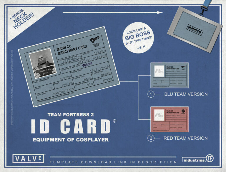 desain id card perusahaan